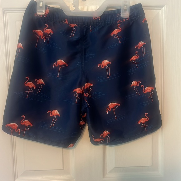 Sperry Navy Blue Flamingo Print Shorts - Picture 3 of 5